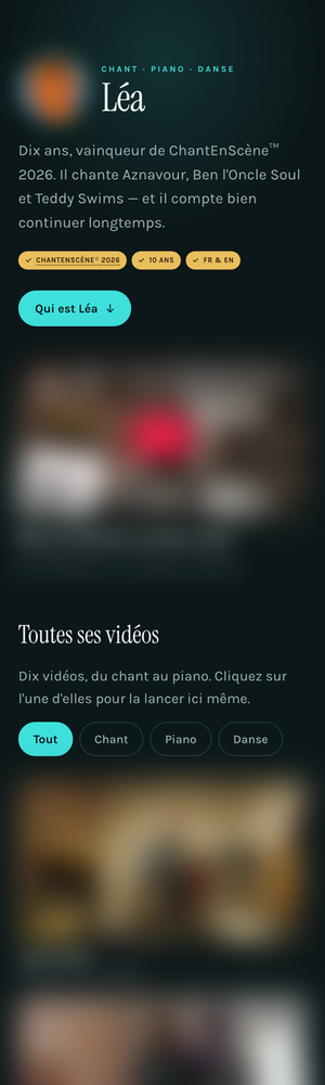 La page complète de Maël